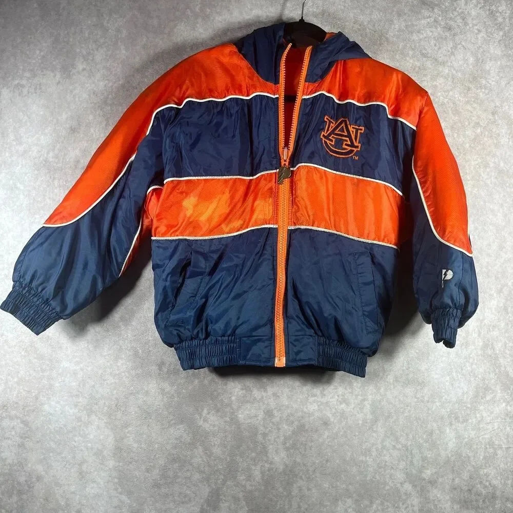 Vintage 90s (Youth M) Auburn University Puff Jacket